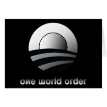Obama One World Order cards