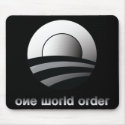 Obama One World Order mousepads