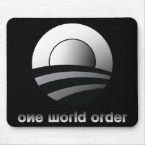 Obama One World Order mousepads