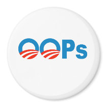 Obama oops refrigerator magnets