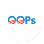 Obama oops stickers