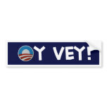 obama oy vey bumper stickers