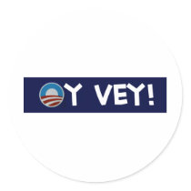 obama oy vey stickers
