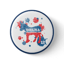 Obama Paint 2012 Button