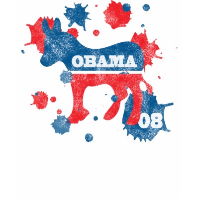 Obama Paint Tee Shirts by VoteObama