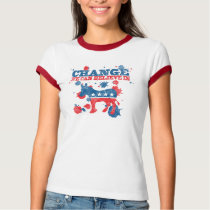 Obama Paint Two Sided t-shirts