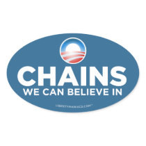 Obama Parody Chains Sticker