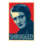 Obama parody poster: Shrugged