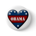 obama : patriotic heart : buttons by asyrum obama : patriotic heart : buttons