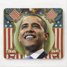 Obama Patriotic Mousepad