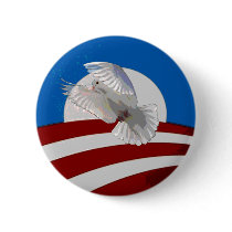 Obama peace button