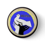 Obama Peace Dove Button