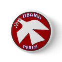 Obama Peace Dove Button by elfyboy Obama Peace Dove Button