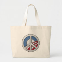 Obama Peace Sign Bag