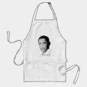 Obama Pencil Drawing aprons