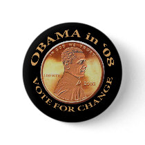 Obama Penny Button