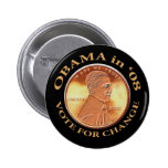 Obama Penny Button