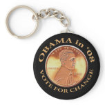 Obama Penny Keychain