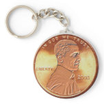 Obama Penny Keychain