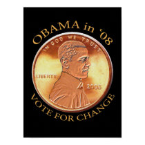 Obama Penny Poster posters by JerryLambert Obama Penny Poster posters