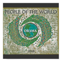 OBAMA PEOPLE OF THE WORLD POSTER posters by OWL1998 OBAMA PEOPLE OF THE WORLD POSTER posters