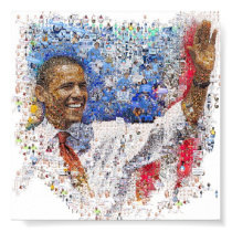 Obama Photo-Mosiac posters by foss123 Obama Photo-Mosiac posters