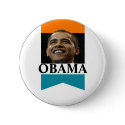 Obama Picture Ribbon Button