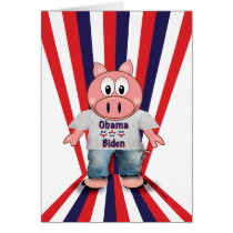 Obama Piggy cards