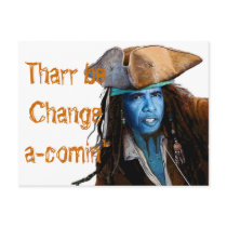 Obama Pirate Merchandise postcards