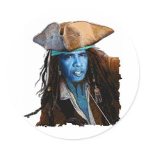 Obama Pirate Merchandise stickers