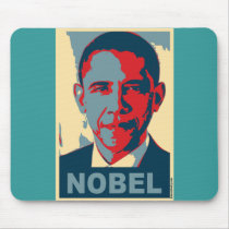 Obama Pop Art Nobel Peace Prize T shirt Mousepad