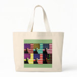 Obama Pop Art Old Glory Bag