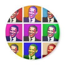Obama Pop Art Style Refrigerator Magnets