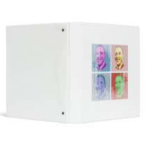 Obama Pop Art Vintage.png Vinyl Binder