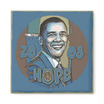 Obama Portrait 2008 Hope Magnet