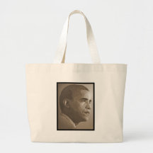 Obama Portrait Canvas Bag