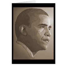 Obama Portrait Card