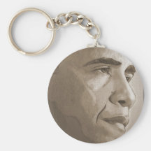 Obama Portrait Keychain