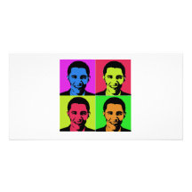 Obama Portrait Picture Card