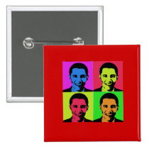 Obama Portrait buttons