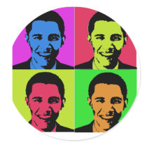Obama Portrait stickers
