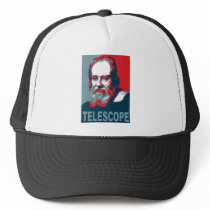 Obama Poster - Galileo Telescope hats by megedsh Obama Poster - Galileo Telescope hats