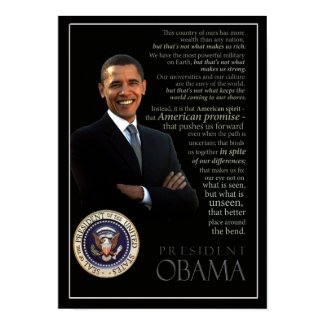 Obama poster print