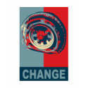 Obama Poster - Tire change t-shirts