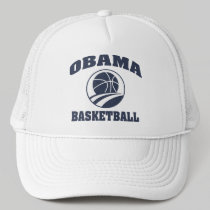 Obama premium white basketball hat hats