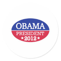 Obama President 2012 stickers