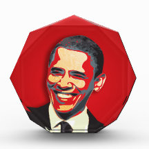Obama Presidential Election Acrylic Award