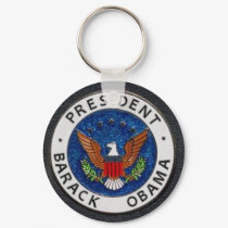 Obama Presidential Seal Keychain by elfyboy Obama Presidential Seal Keychain