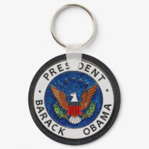 Obama Presidential Seal Keychain by elfyboy Obama Presidential Seal Keychain
