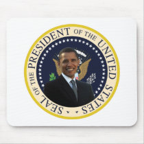 Obama Presidential Seal mousepads by mediatropicsdesigns Obama Presidential Seal mousepads